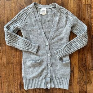 🦋 Between Me & You Wool Mix Gray Cardigan Small Button down